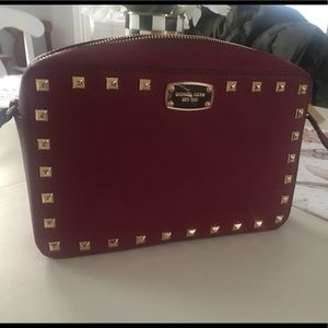 Red Michael Kors Crossbody Bag